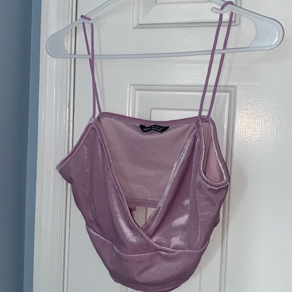 VELOUR Crop Top